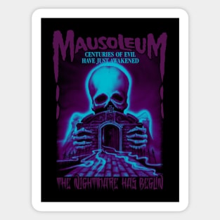 Mausoleum, Classic Horror, (Version 1) Sticker